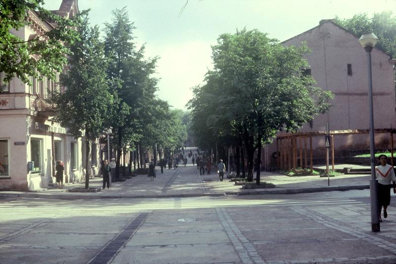 Даугавпилс: улица Ригас в 1985