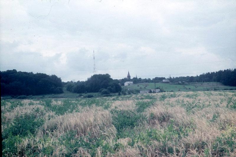 вид на город Цесвайне, 1985